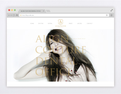 ALIGN COUTURE DENTAL OFFICE（トータルブランディング）