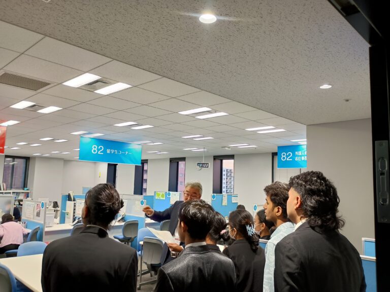 留学生ハローワーク訪問