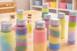 カラフル！塩のサンドアート体験