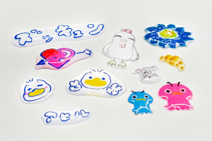 ぷっくりシールを作ろう